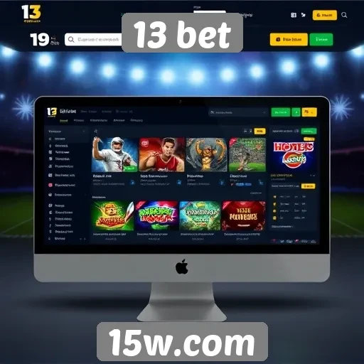 Interface do usuário do site 13 bet é intuitiva